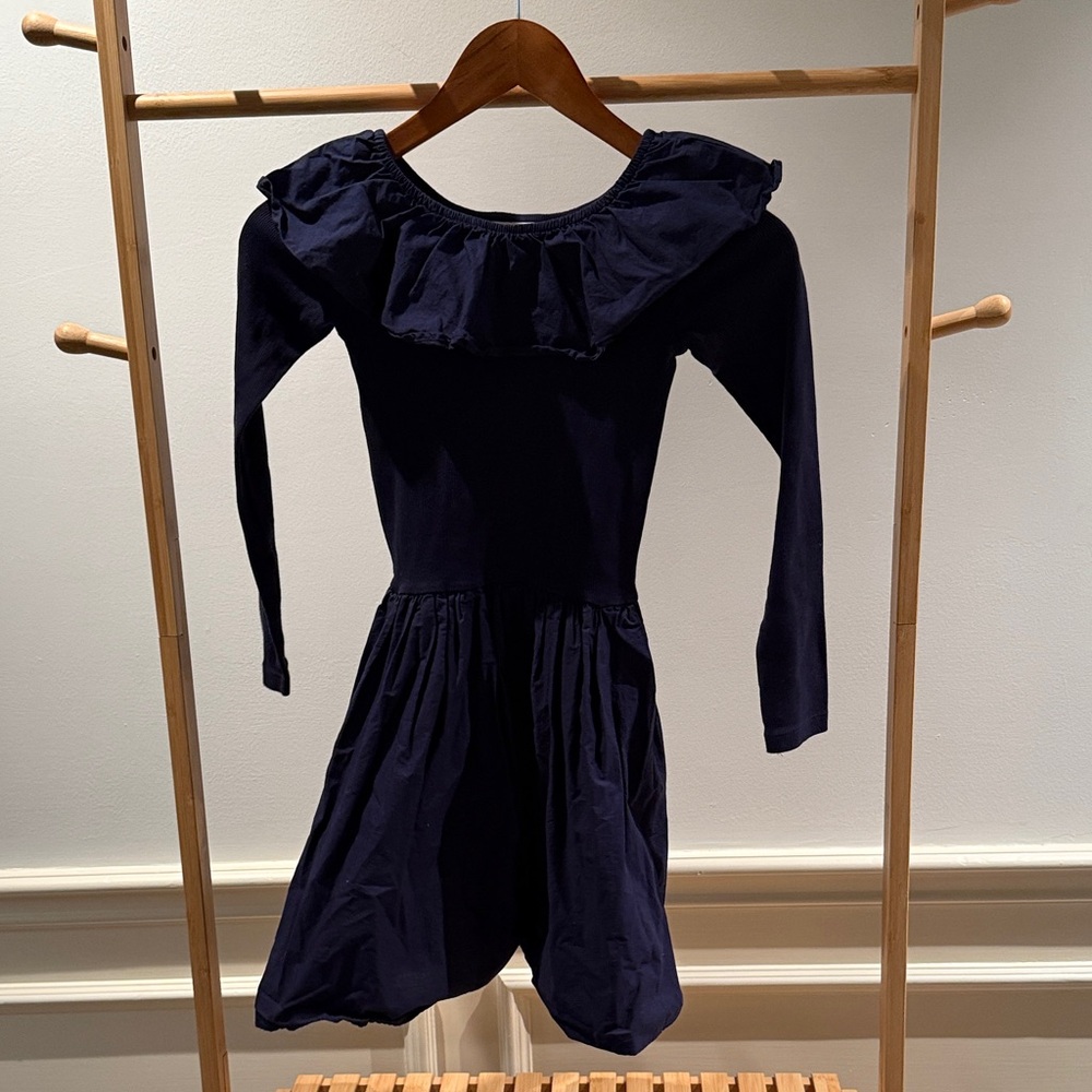 Molo Navy Gathered Top Dress